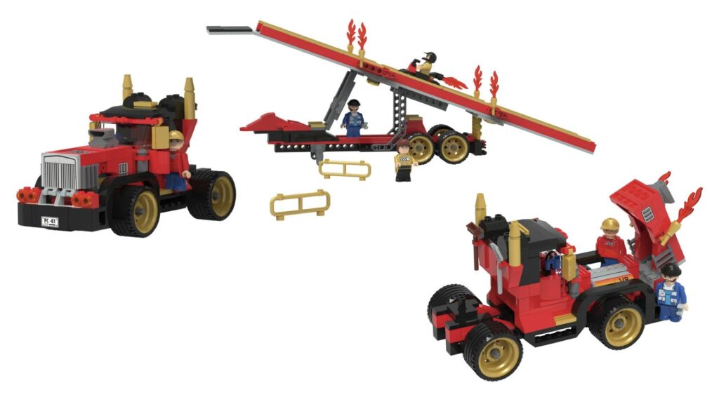 New Lidl Playtive Clippys 2024 sets stunt truck